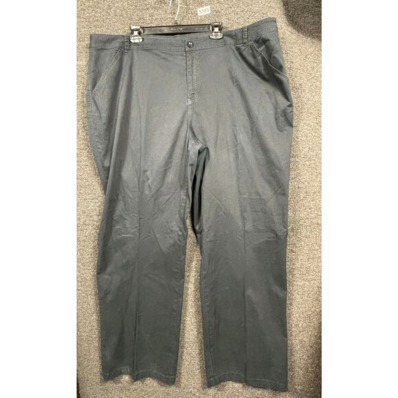 Lane Bryant Jeans Womens Size 28 Tall Black Gray Straight Comfort Stretch - Picture 3 of 8